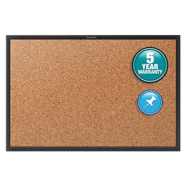 Quartet - Cork Bulletin Boards Style: Open Cork Bulletin Board Color: Natural - Industrial Tool & Supply