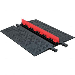Checkers - On Floor Cable Covers Cover Material: Polyurethane Number of Channels: 1 - Industrial Tool & Supply
