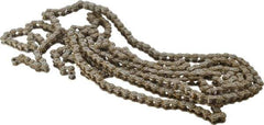 Morse - 3/8" Pitch, ANSI 35MG, Corrosion Resistant Roller Chain - Chain No. 35MG, 10 Ft. Long, 1/5" Roller Diam, 3/16" Roller Width - Industrial Tool & Supply