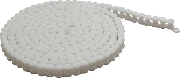 Morse - 1/2" Pitch, ANSI 40, Single Strand Roller Chain - Chain No. 40, 10 Ft. Long, 5/16" Roller Diam, 5/16" Roller Width - Industrial Tool & Supply