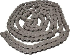 Morse - 5/8" Pitch, ANSI 50, Low Maintenance Roller Chain - Chain No. 50, 10 Ft. Long, 0.4" Roller Diam, 3/8" Roller Width - Industrial Tool & Supply