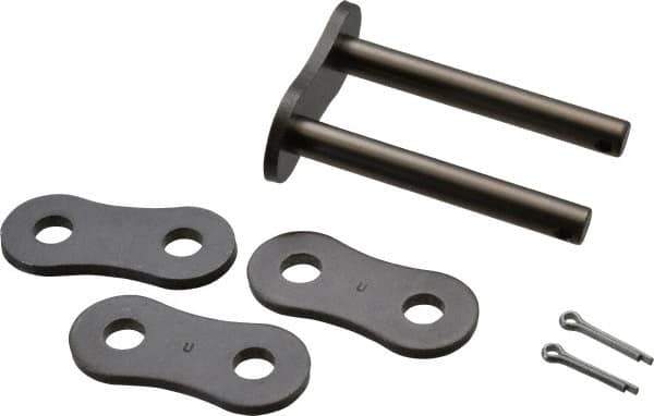 Morse - 1-1/4" Pitch, ANSI 100-2, Cottered Roller Chain Connecting Link - Chain No. 100-2 - Industrial Tool & Supply
