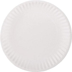 Solo - Paper Plates, 9" - White - Industrial Tool & Supply