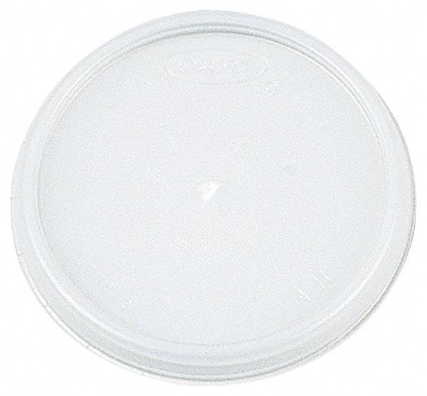 DART - Dart Lids for 8 oz Hot/Cold Foam Cups, Vented - White - Industrial Tool & Supply