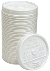 DART - Dart Sip-Thru Lids for 16 oz Hot/Cold Foam Cups - White - Industrial Tool & Supply