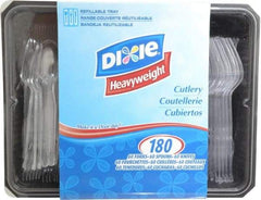Dixie - 60 Piece Each of Forks, Knives & Spoons - 60 Pieces Each of Forks, Knives and Spoons - Industrial Tool & Supply