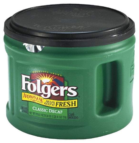 Folgers - Folgers Decaffeinated Ground Coffee, 22.6 oz. Can - Industrial Tool & Supply