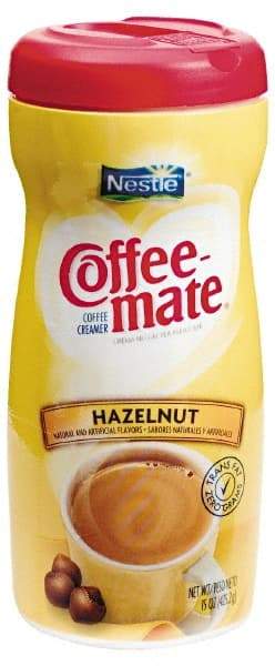 Coffee-Mate - 15 oz Hazelnut Powdered Creamer - Use with Hot Drinks - Industrial Tool & Supply