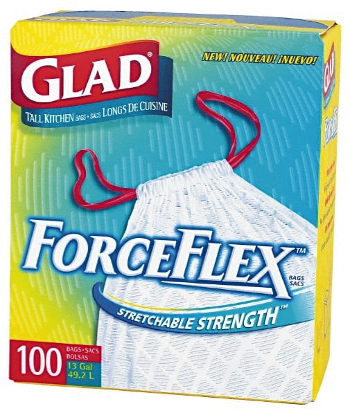 Clorox - Breakroom Cleaning Supplies; Breakroom Accessory Type: Tall Kitchen Bags ; For Use With: Kitchen Trash ; Breakroom Accessory Description: 13Gal Stretchable Drawstring Tall Kitchen Bag - Industrial Tool & Supply