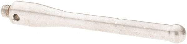 Renishaw - 0.2 Inch Ball Diameter, Stainless Steel Stem, M4 Thread, Carbide Point Ball Tip CMM Stylus - 1.378 Inch Working Length, 0.1772 Inch Stem Diameter, 1.9685 Inch Overall Length - Industrial Tool & Supply