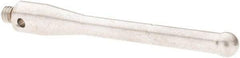 Renishaw - 0.2 Inch Ball Diameter, Stainless Steel Stem, M4 Thread, Carbide Point Ball Tip CMM Stylus - 1.378 Inch Working Length, 0.1772 Inch Stem Diameter, 1.9685 Inch Overall Length - Industrial Tool & Supply