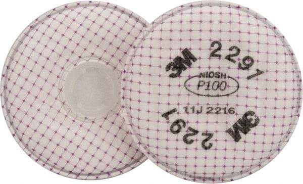 3M - Magenta P100 Filter - Protects Against Particulates, Series 2000 - Industrial Tool & Supply