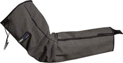 HexArmor - Size 3XL, Black SuperFabric Sleeve - 19" Long Sleeve, Hook & Loop, Made with Thumb Hole - Industrial Tool & Supply