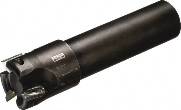 Sandvik Coromant - 1" Cut Diam, Indexable Square-Shoulder Face Mill - Industrial Tool & Supply