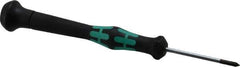 Wera - #00, 5-3/8" OAL, Standard Phillips Screwdriver - 1-9/16" Blade Length, Round Shank, Ergonomic Handle - Industrial Tool & Supply