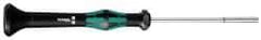 Wera - 9/64" Solid Shaft Precision Nutdriver - Ergonomic Handle, 6-1/4" OAL - Industrial Tool & Supply