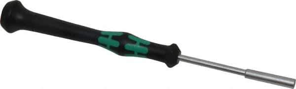 Wera - 1/8" Solid Shaft Precision Nutdriver - Ergonomic Handle, 6-1/4" OAL - Industrial Tool & Supply