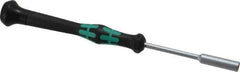 Wera - 3/16" Solid Shaft Precision Nutdriver - Ergonomic Handle, 6-1/4" OAL - Industrial Tool & Supply