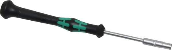 Wera - 5/32" Solid Shaft Precision Nutdriver - Ergonomic Handle, 6-1/4" OAL - Industrial Tool & Supply