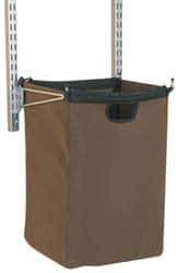 Triton - 15" Wide, 22" High, Open Shelving Accessory/Component - Nylon/Steel, 12" Deep, Use with Hang Rail Spacing of 14-1/2" - Industrial Tool & Supply