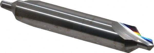 Hertel - #5 Plain Cut 82° Incl Angle Solid Carbide Combo Drill & Countersink - Industrial Tool & Supply