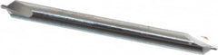 Hertel - #0 Plain Cut 90° Incl Angle Solid Carbide Combo Drill & Countersink - Industrial Tool & Supply