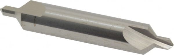 Hertel - #5 Plain Cut 90° Incl Angle Solid Carbide Combo Drill & Countersink - Industrial Tool & Supply