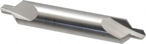 Hertel - #6 Plain Cut 90° Incl Angle Solid Carbide Combo Drill & Countersink - Industrial Tool & Supply