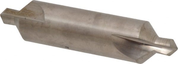 Hertel - #8 Plain Cut 90° Incl Angle Solid Carbide Combo Drill & Countersink - Industrial Tool & Supply