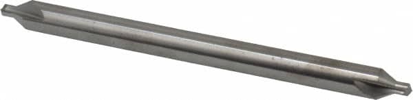 Hertel - #5 Plain Cut 60° Incl Angle Solid Carbide Combo Drill & Countersink - Industrial Tool & Supply