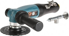 Dynabrade - 4-1/2" Max Disc, 12,000 RPM, Pneumatic Handheld Disc Sander - 43 CFM, 3/8 NPT Inlet, 1.3 hp, 90 psi - Industrial Tool & Supply