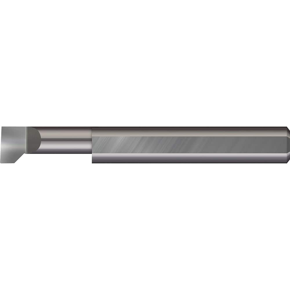 Micro 100 - Thread Relief Tools; Material: Solid Carbide ; Cutting Diameter (Inch): 3/16 ; Flat Width (Inch): 5/64 ; Flat Width (Decimal Inch): 0.0780 ; Cutting Depth (Inch): 1/2 ; Projection (Decimal Inch): 0.0400 - Exact Industrial Supply