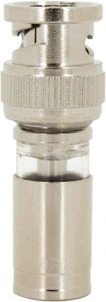 Ideal - Straight, BNC Compression Coaxial Connector - Compatible with RG59, Brass Body - Industrial Tool & Supply