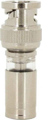 Ideal - Straight, BNC Compression Coaxial Connector - Compatible with RG59, Brass Body - Industrial Tool & Supply