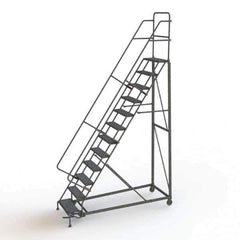 TRI-ARC - Rolling & Wall Mounted Ladders & Platforms Type: Rolling Warehouse Ladder Style: Rolling Safety Ladder - Industrial Tool & Supply