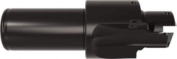 Allied Machine and Engineering - AND10050, MS 33649, SAE AS5202 Standard, 1-1/16-12, 12 Tube Dash Number, 60° Porting Angle, 1.086" Pilot Diam, 1-1/4" Shank Diam, Indexable Spade Blade Insert Porting Tool - 2 Porting Inserts, 5.046" Overall Length - Industrial Tool & Supply
