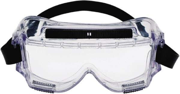 3M - Size Universal, Clear Polycarbonate Anti-Fog Lens, Safety Goggles - Indirect Vent, Clear Polycarbonate Frame, Over the Glass Style - Industrial Tool & Supply