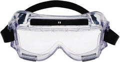 3M - Size Universal, Clear Polycarbonate Anti-Fog Lens, Safety Goggles - Indirect Vent, Clear Polycarbonate Frame, Over the Glass Style - Industrial Tool & Supply