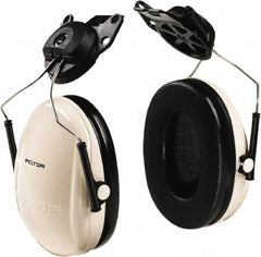 3M - Over the Head Beige & Black Foam Cushion Earmuffs - 21 NRR Rating - Industrial Tool & Supply