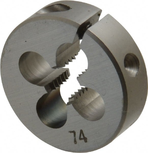 OSG - #12-28 UNF High Speed Steel Round Adjustable Die - Industrial Tool & Supply