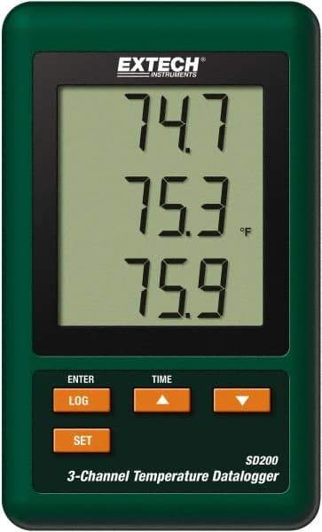 Extech - -58 to 2372°F, Temp Recorder - Industrial Tool & Supply