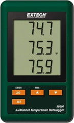 Extech - -58 to 2372°F, Temp Recorder - Industrial Tool & Supply