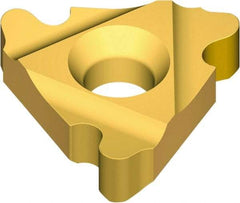 Vargus - 3ER External Right Hand 10 RD Laydown Threading Insert - Grade VKX, TiN Coated Carbide, 9.53mm Inscribed Circle - Industrial Tool & Supply