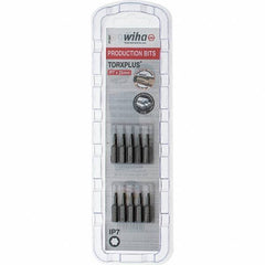 Wiha - 1/4" Drive IP7 Torx Plus Screwdriver Bit - 1" OAL, Insert Bit - Industrial Tool & Supply