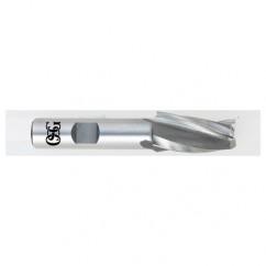 3/32 x 3/8 x 1 x 2-7/8 3 Fl HSS-CO Tapered Center Cutting End Mill -  Bright - Industrial Tool & Supply