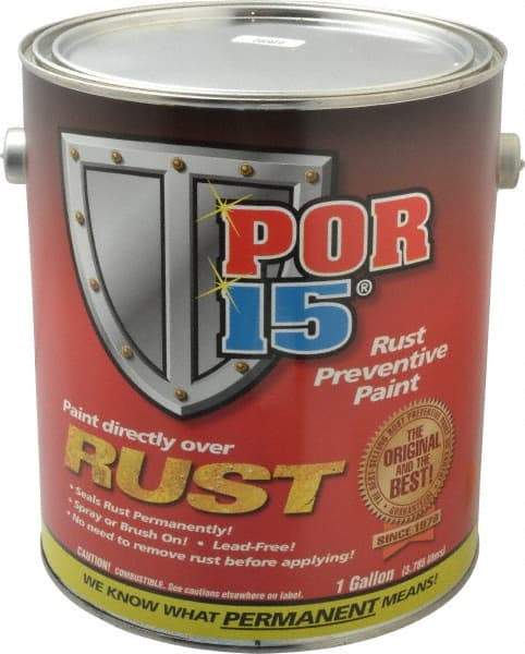 POR-15 - 1 Gal, Black, Rust Preventative Paint - Comes in Can with Handle - Industrial Tool & Supply