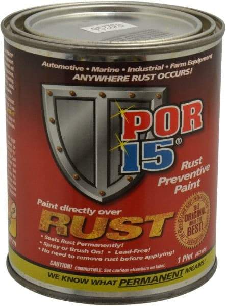 POR-15 - 1 Pint, Gray, Rust Preventative Paint - Comes in Can - Industrial Tool & Supply