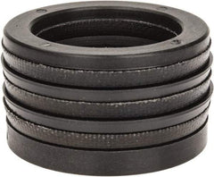 Made in USA - 1-1/4" Inside Diam x 1-3/4" Outside Diam V-Packing Set - 1" High - Industrial Tool & Supply