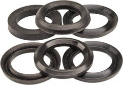 Made in USA - 1-1/4" Inside Diam x 1-7/8" Outside Diam V-Packing Set - 1" High - Industrial Tool & Supply