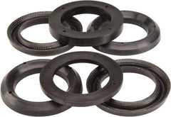 Made in USA - 1-1/2" Inside Diam x 2-1/4" Outside Diam V-Packing Set - 1-1/6" High - Industrial Tool & Supply